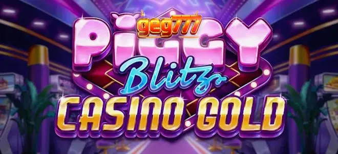 Interface de jogo do slot Piggy Blitz Casino Gold com o anfitrião porquinho